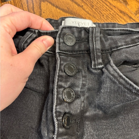 Vervet by Flying Monkey High rise bell bottom women’s jeans size 25 - Picture 2 of 10